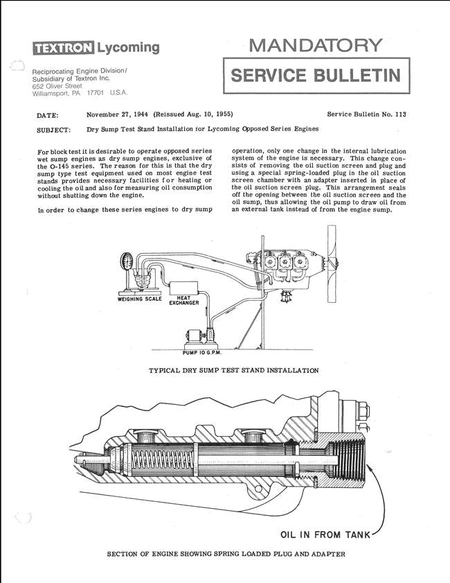 Service Bulletins 2 Vols. — Essco Aircraft