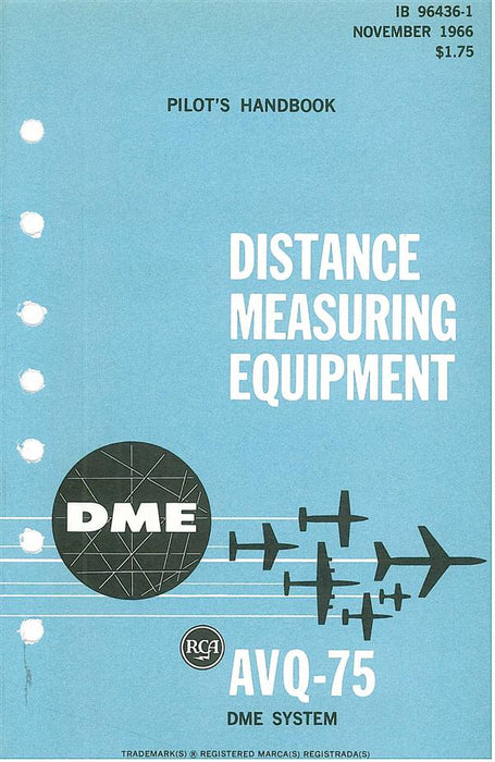 RCA AVQ-75 Distance Measuring Equipment Pilot's Handbook