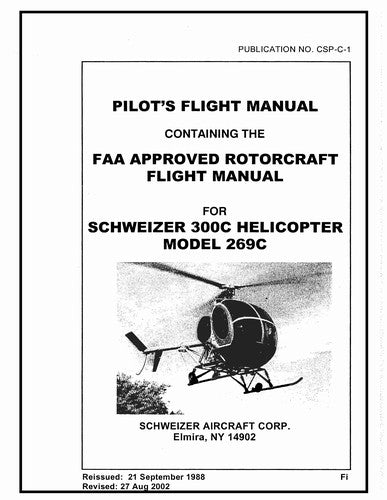 Schweizer 300C Model 269C Helicopter Flight Manual (CSP-C-1